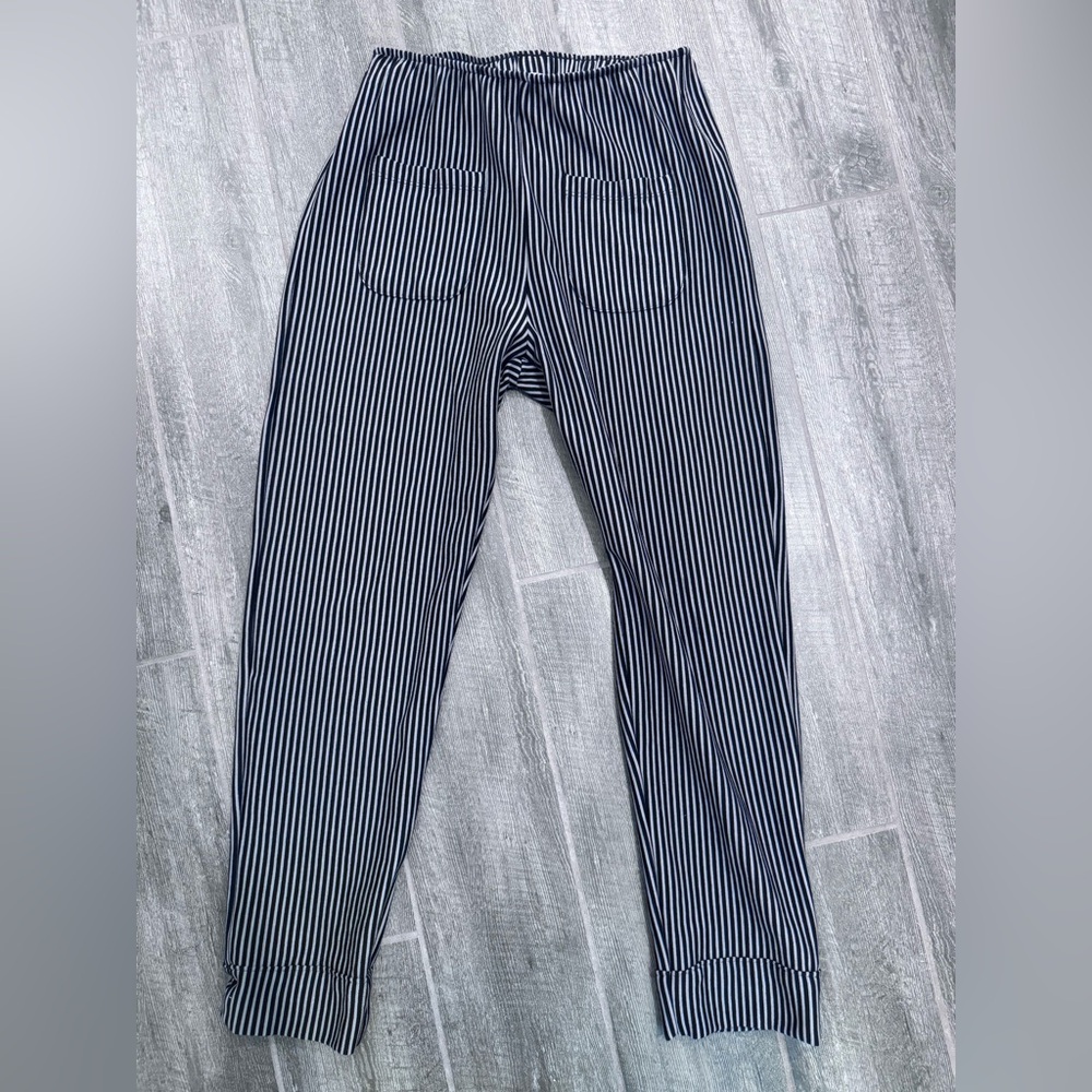 Iridium Joey Sweat Pant‎ With Cuff Striped Womens XS Pima Cotton